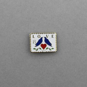 1990 Love Series: Love Birds Enamel Pin