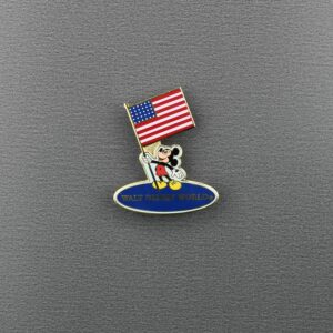 Patriotic Mickey - Holding USA Flag - Blue - Walt Disney World