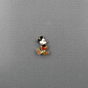 Mickey Mouse - Small - Classic Pose - White Face - Brown Shoes - Yellow Buttons - Tail Between Legs